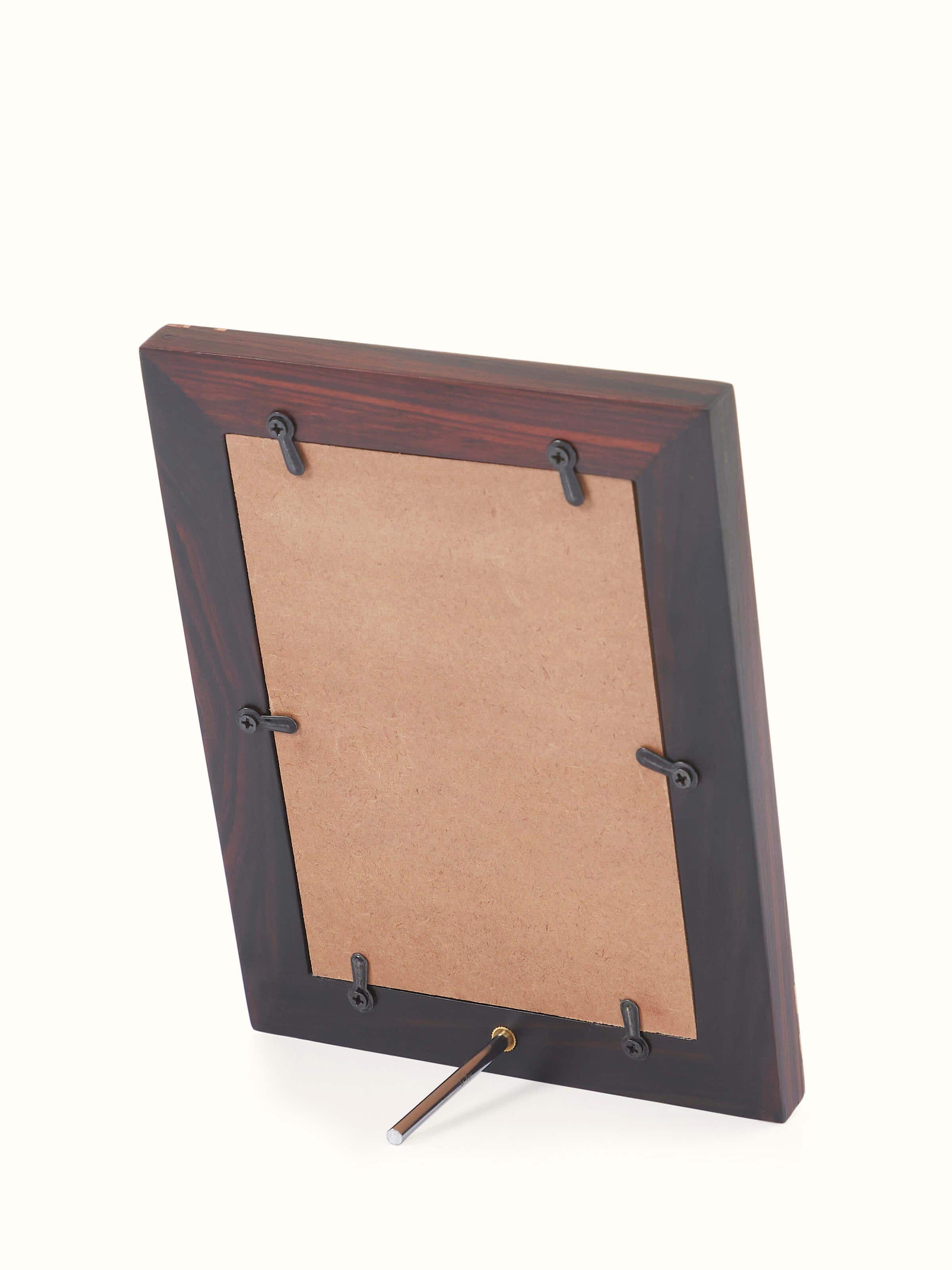 Mysore Rosewood Inlay Photo Frame