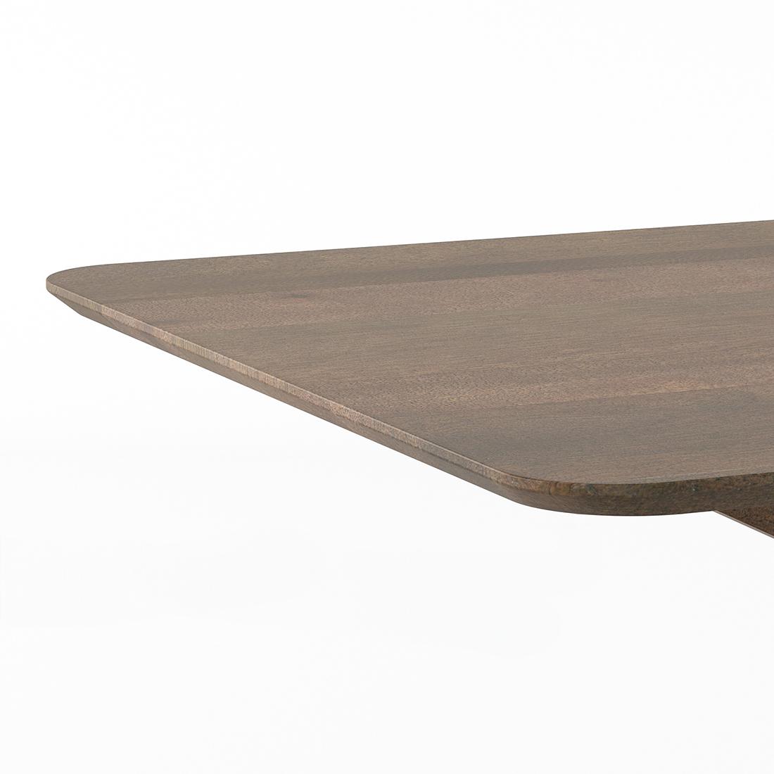 Anderson Solid Wood 8 Seater Dining Table In Danish Walnut Finish