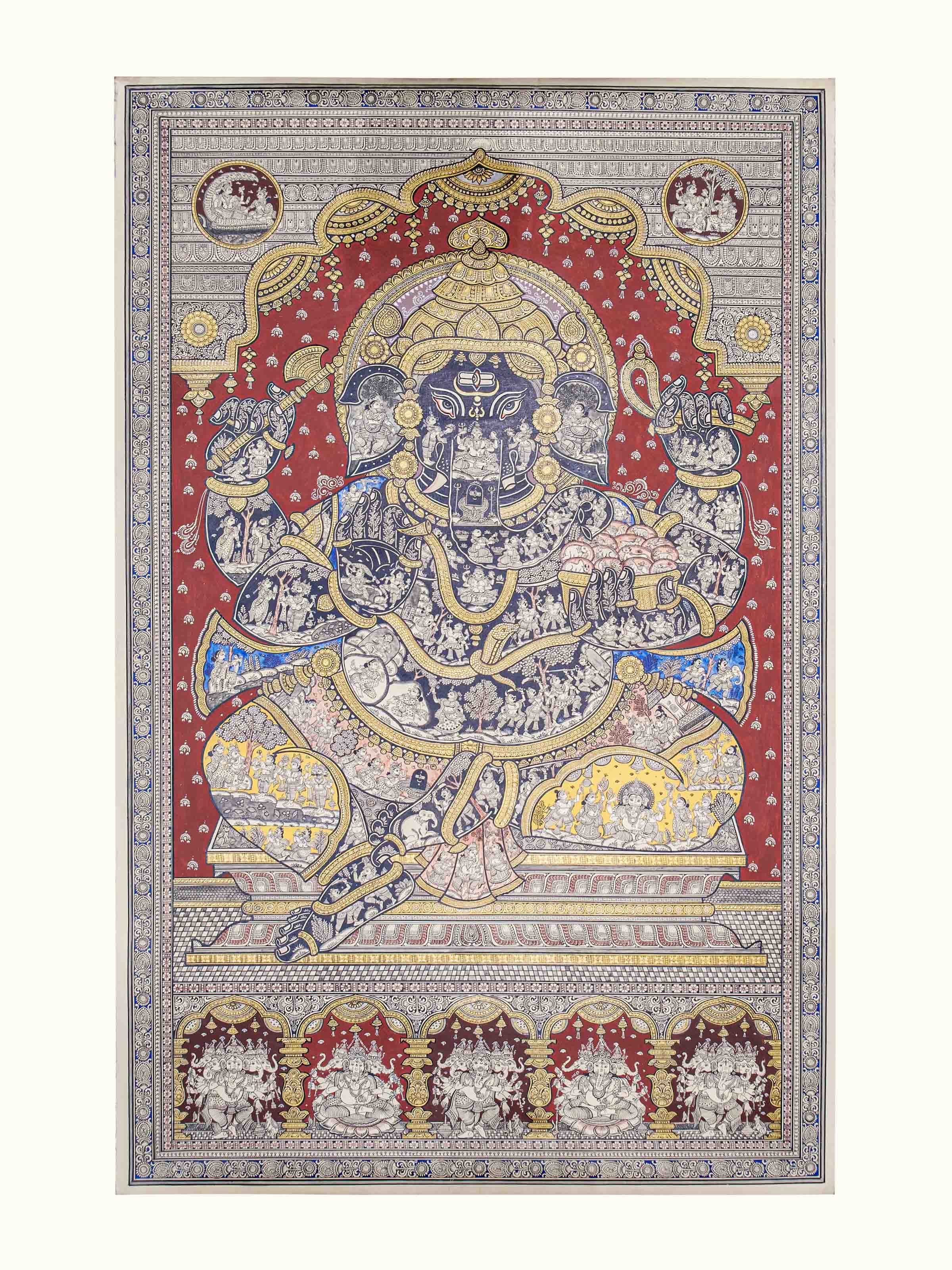 Ganesha Pattachitra Painting