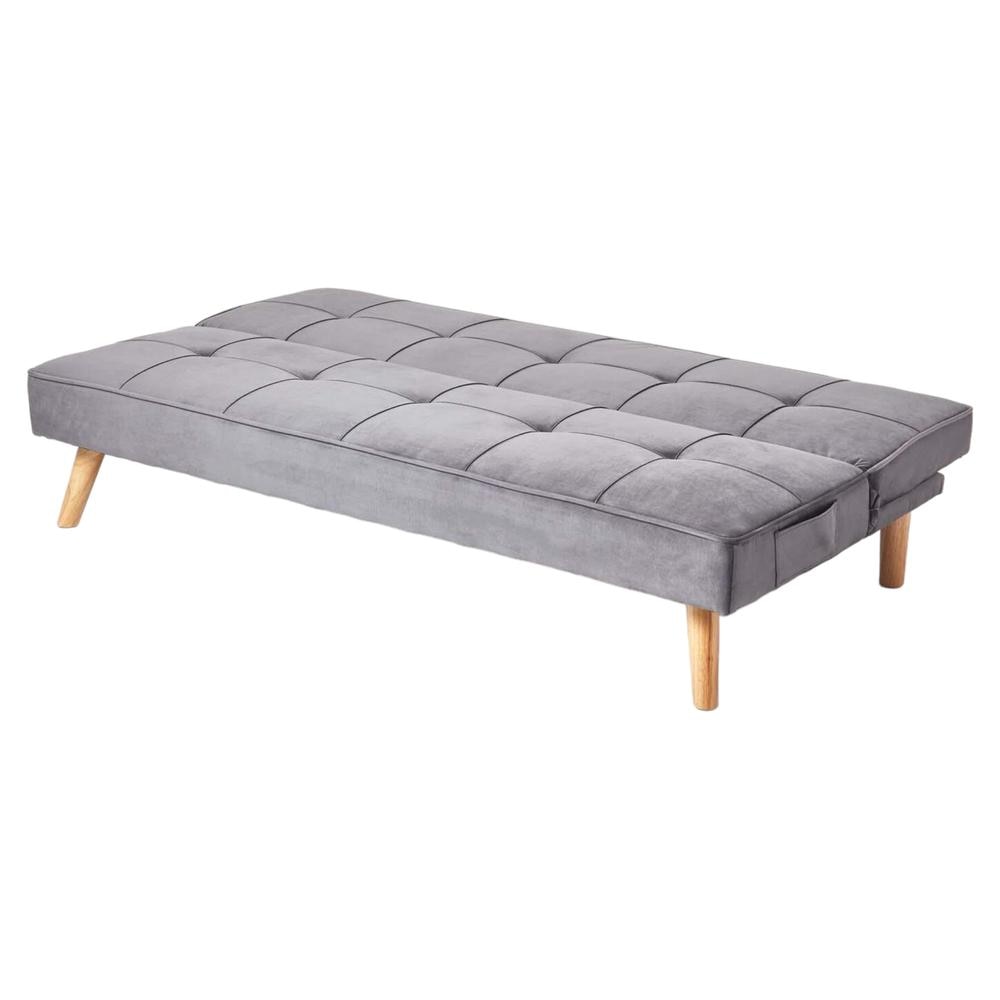 Brower 3 Seater Sofa Cum Bed In Grey Color