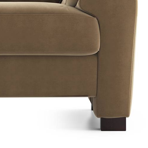 Farina Sofa Set (Colour: Fawn Velvet, Seater: 3+2+1)