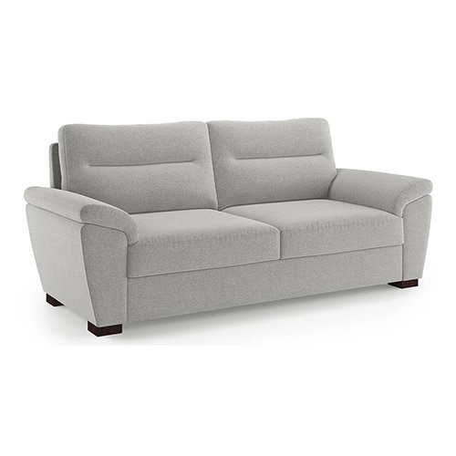 Adelaide Essential 3 Seater Fabric Sofa in Vapour Grey Colour