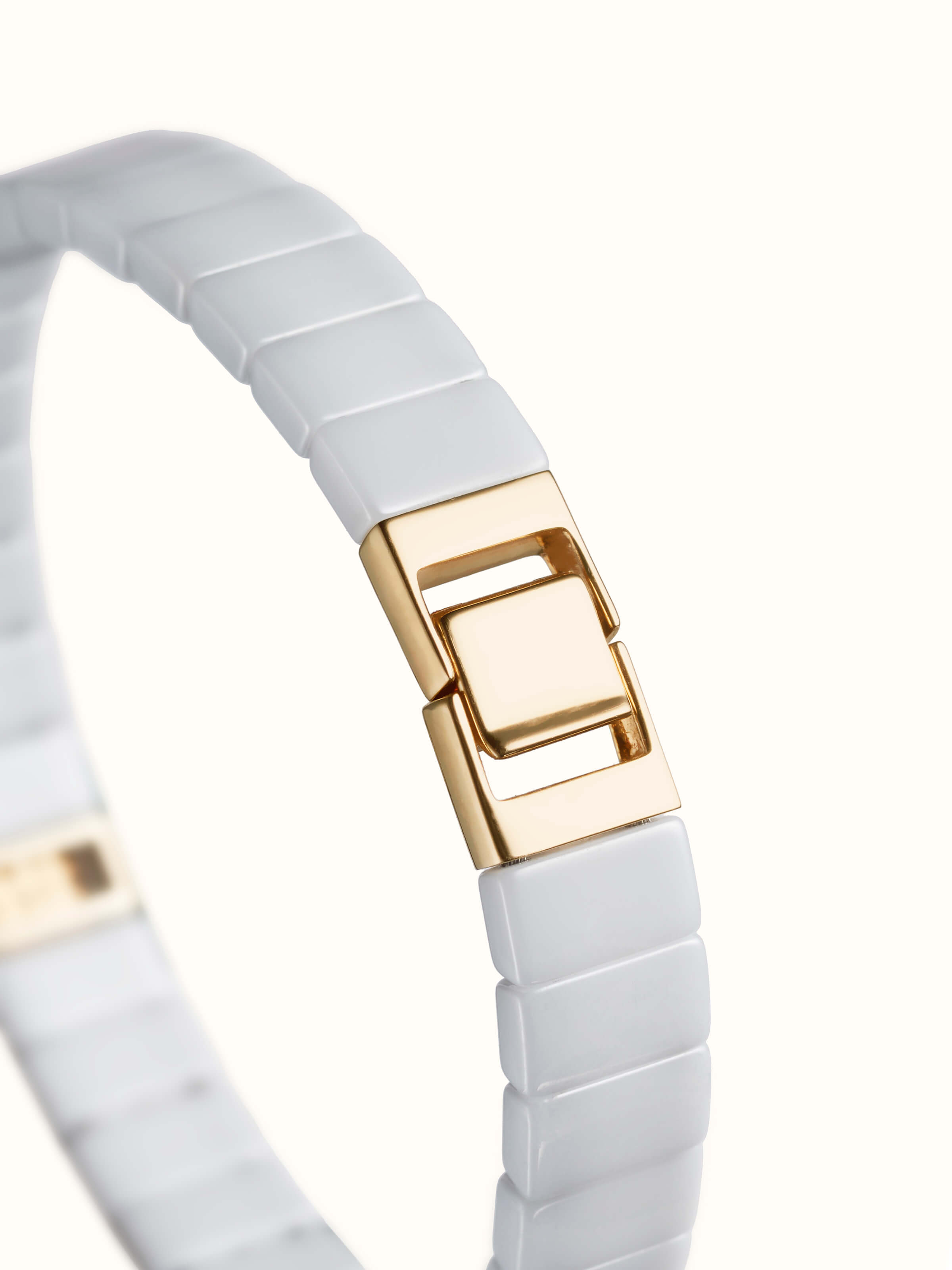 Open Setting Diamond 14 Karat White Gold Bracelet