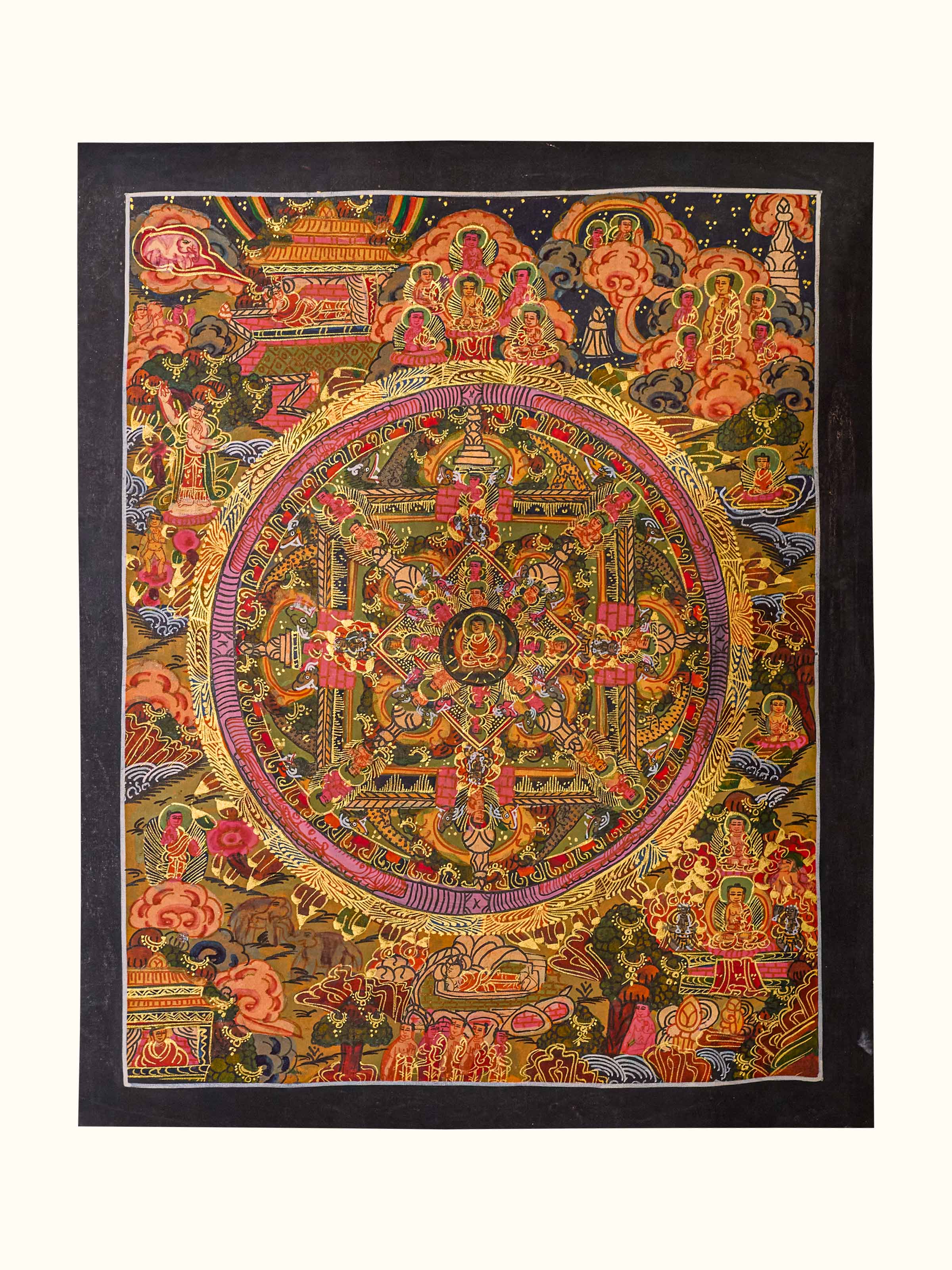 Buddha Mandala Thangka Painting