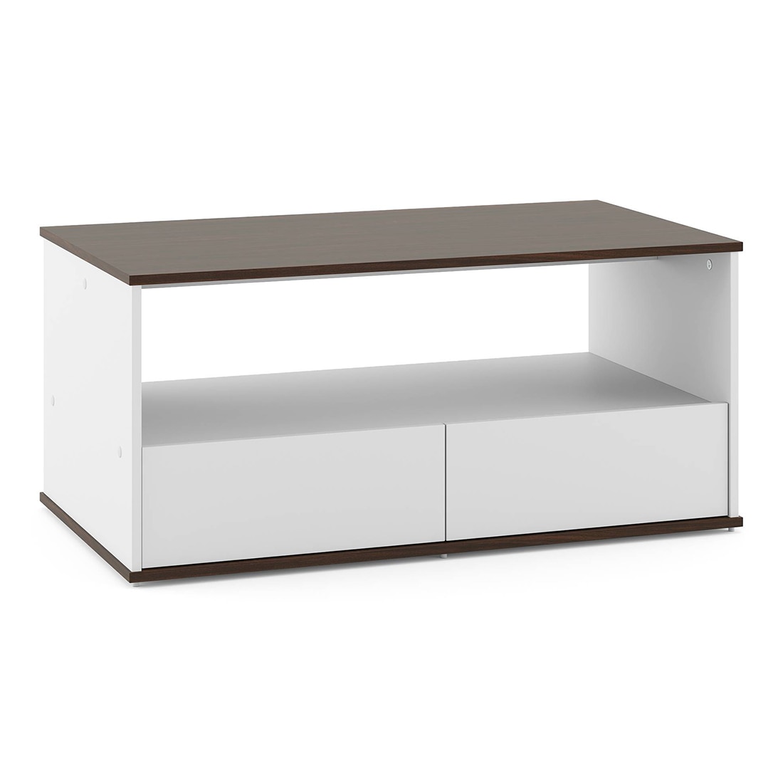Riley Dual Tone Coffee Table In White Finish