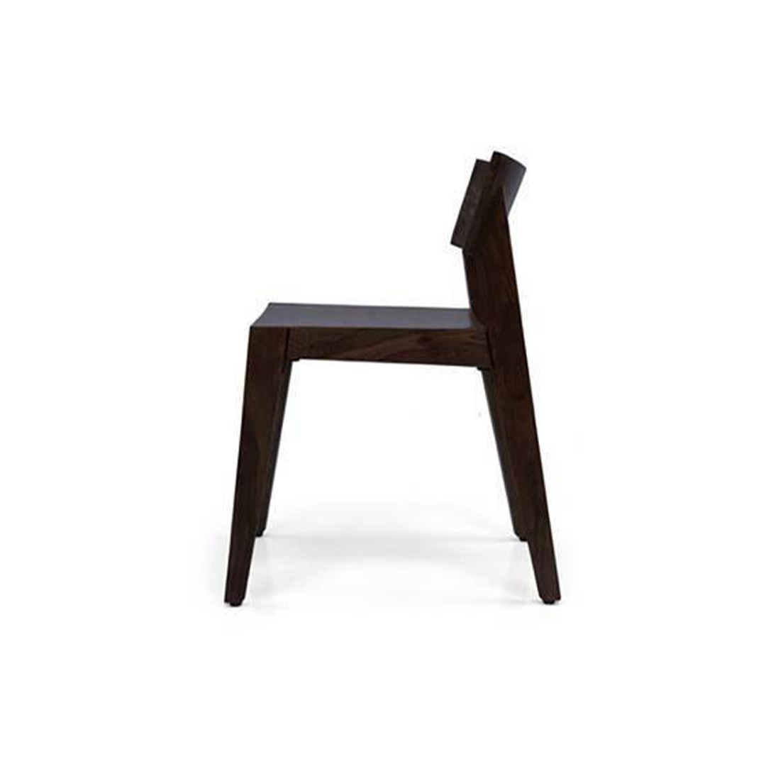 Gordon Solid Wood Dining Chair in Mahogany Finish
