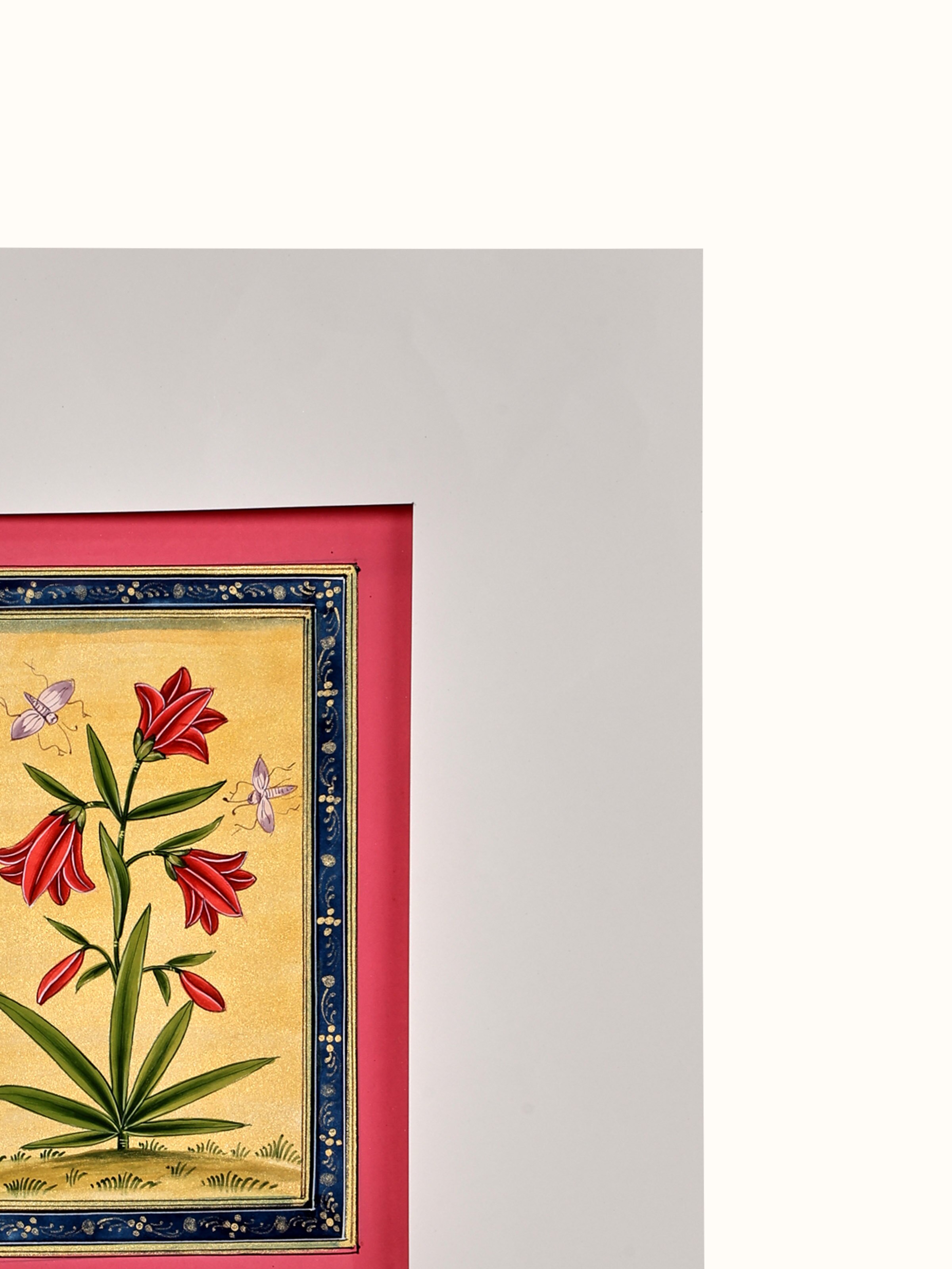 Fritillaria Miniature Painting