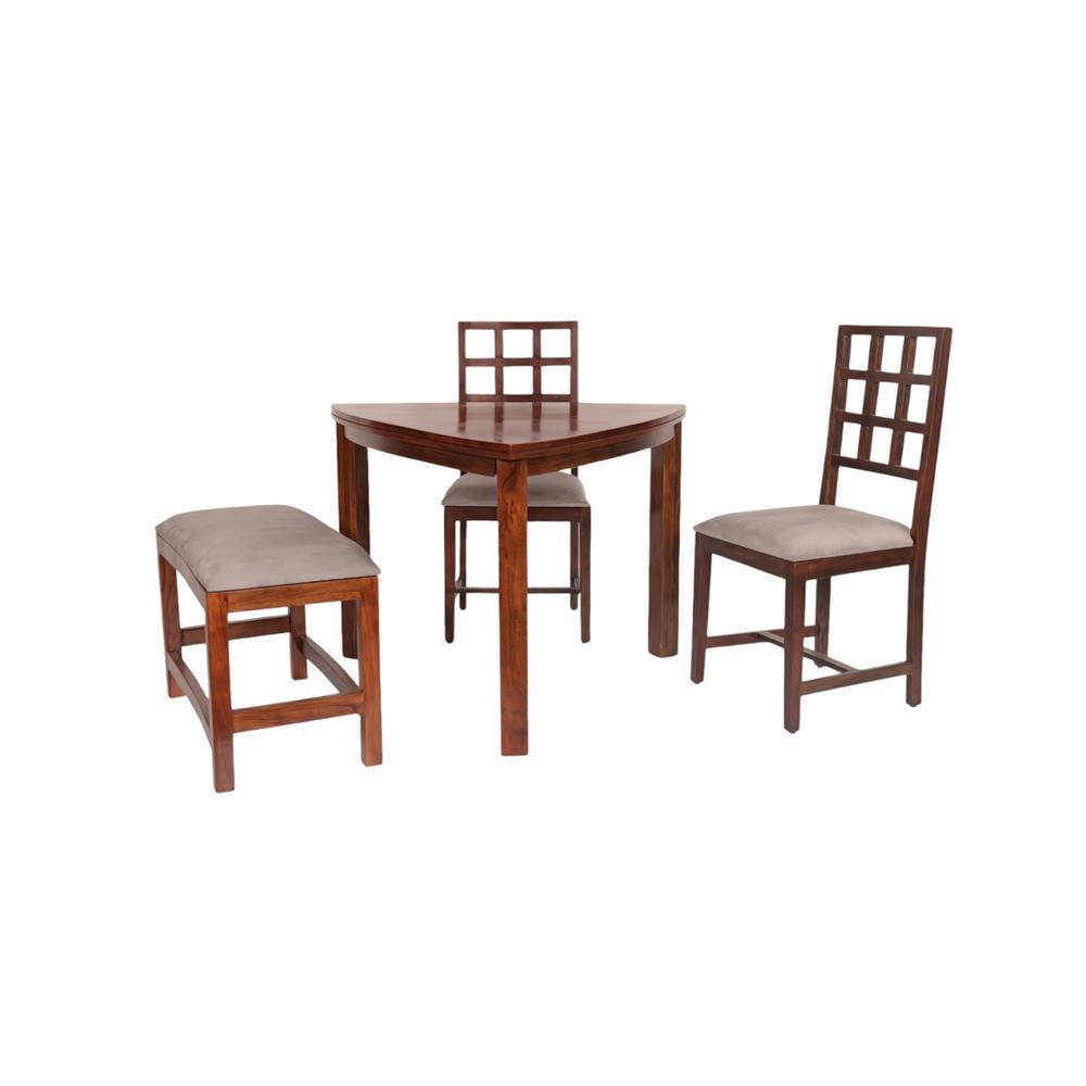 twinky solid wood  4 seater Dining table in  Provincial Teak