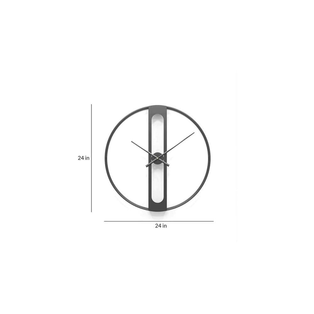 Modern Black Wall Clock