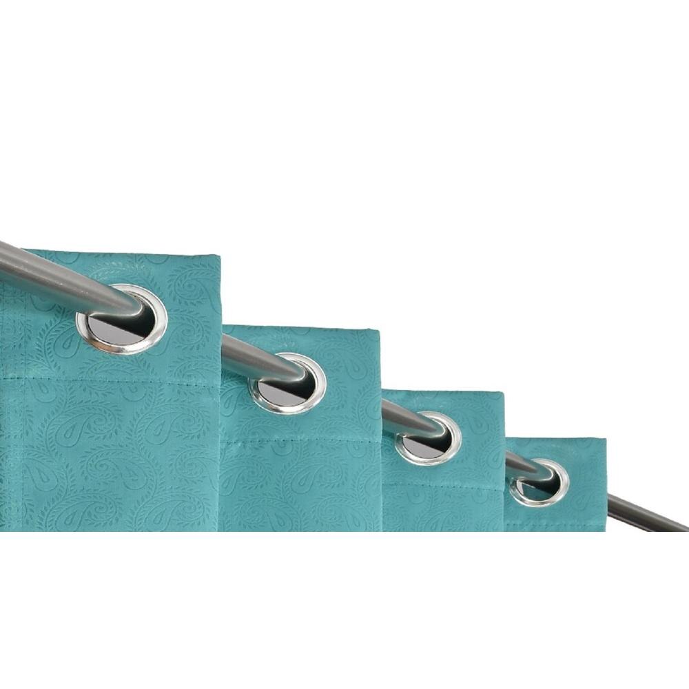 embo Pack of 2 Blackout Door Curtains