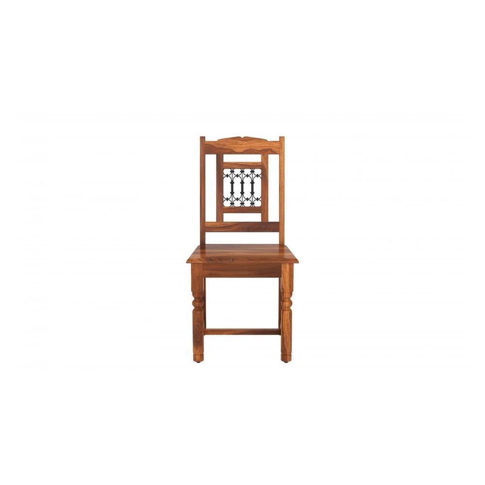 Kafano 6 Seater Dining Set With Rajastani Iron Jali