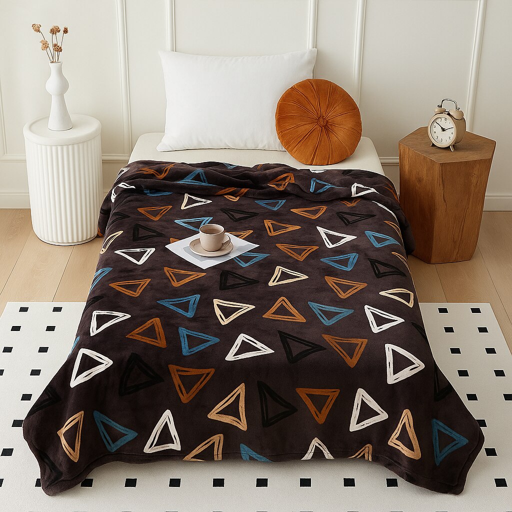 Threads Silky Touch Premium Super Soft Cozy  Single Bed Blanket 220 X 160 Cms