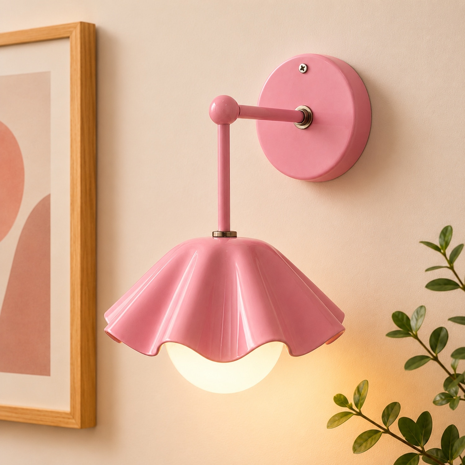 pristine interiors Single Hanging Flower Wall Lamp-picture-23