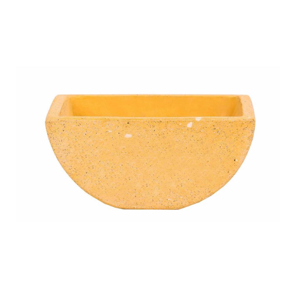 Claire Yellow Marble Planter