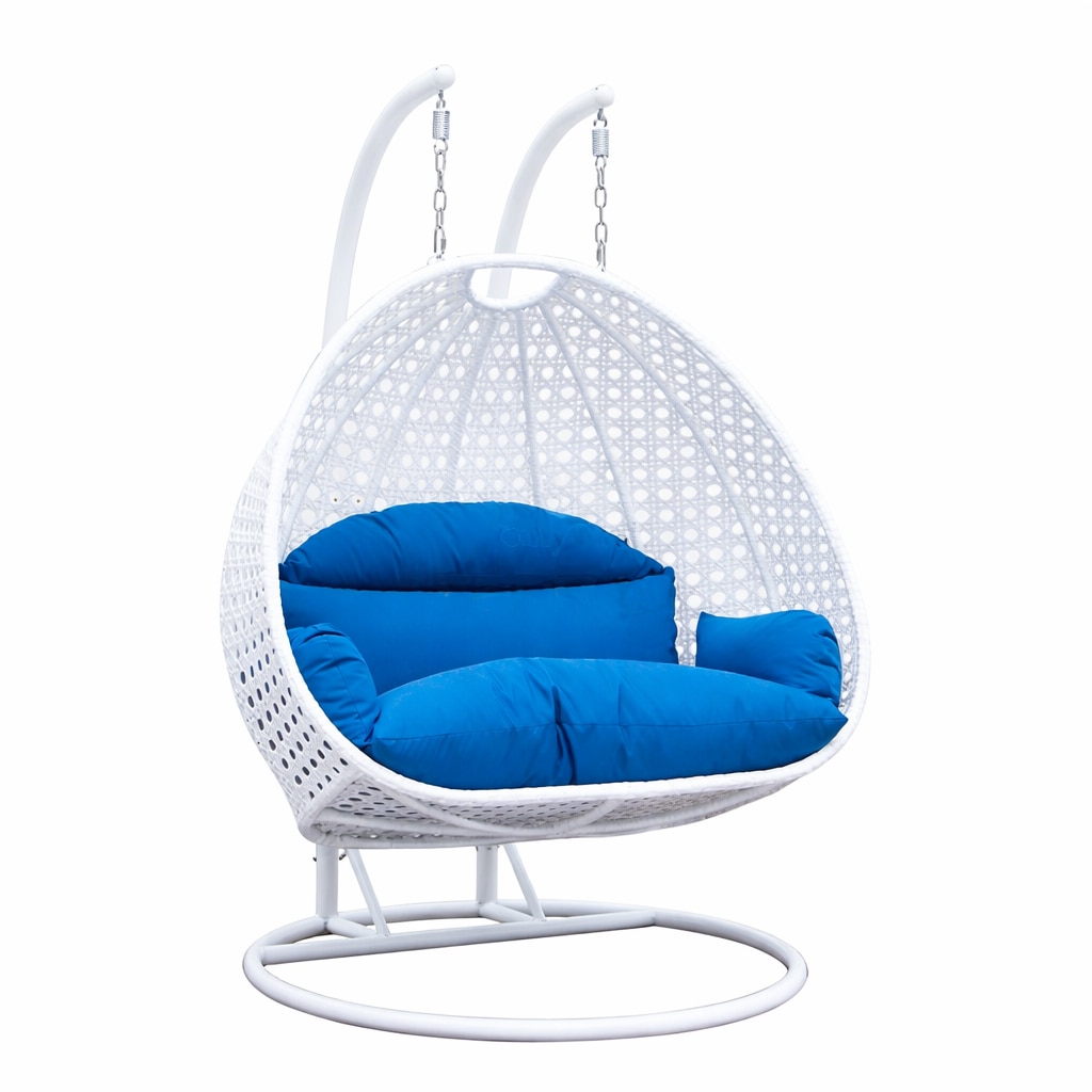 Francesca Metal Swing in White Color - with Stand - Carrybird