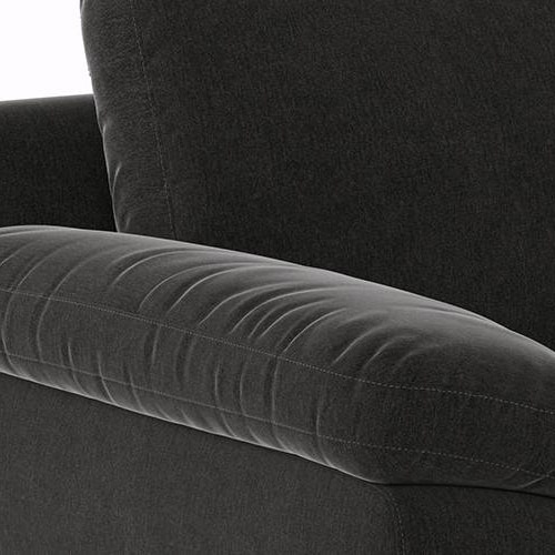 Esquel Premium 2 Seater Fabric Sofa in Pebble Grey Colour