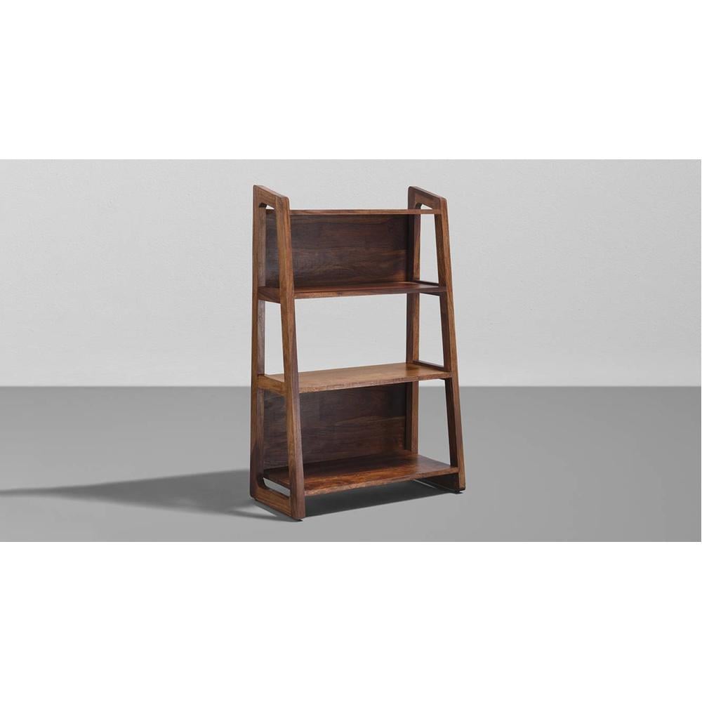 Wordle Solid Sheesham Wood Book Shelf 3 Shelves Provincial Teak Finish Set of 1