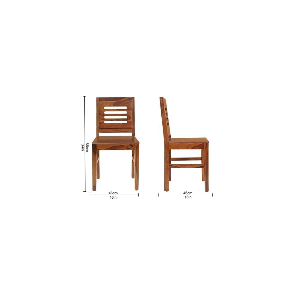 andar solid wood  6 seater Dining table in  Provincial Teak