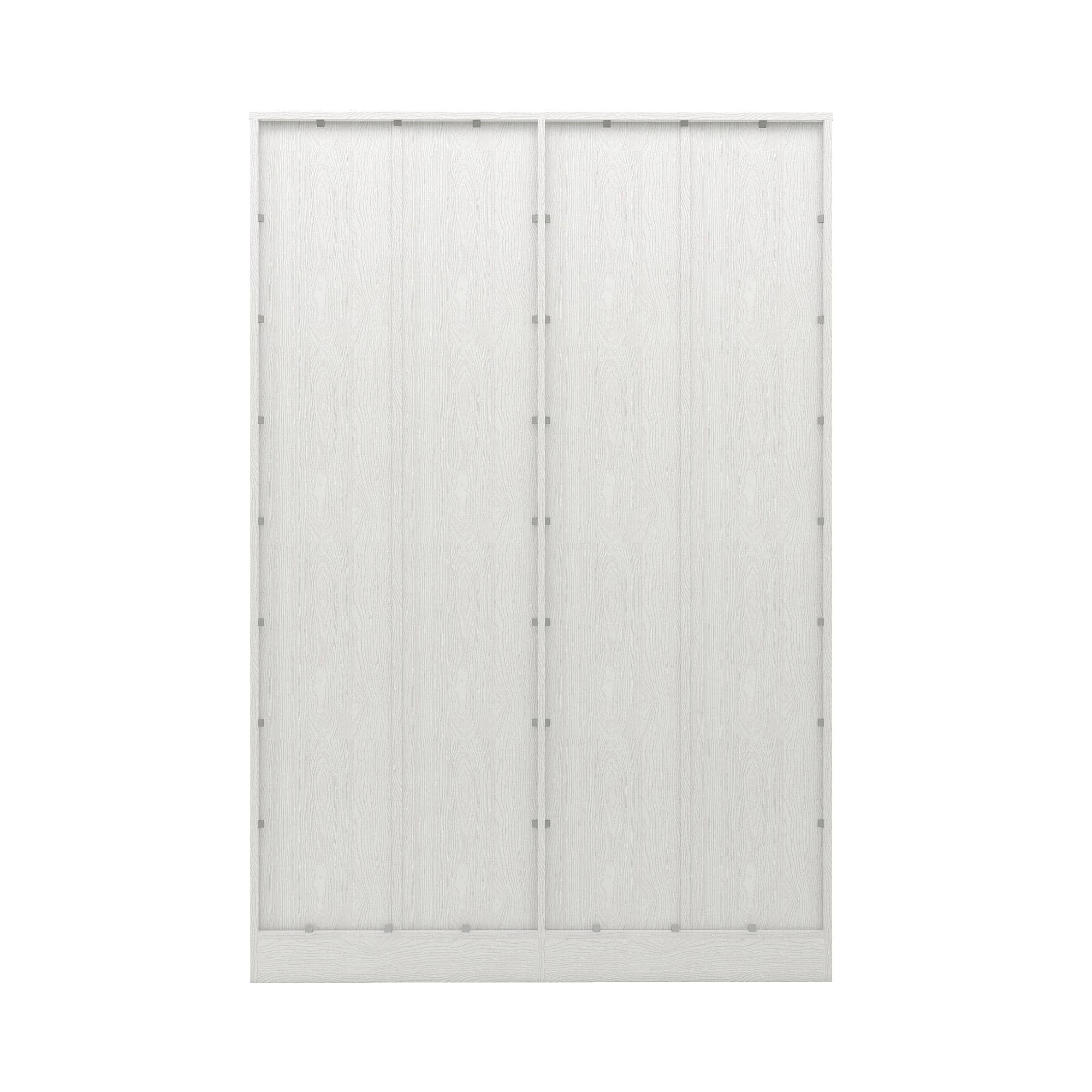 Ren 4 Door Engineered Wood Wardrobe in Silver Oak Finish