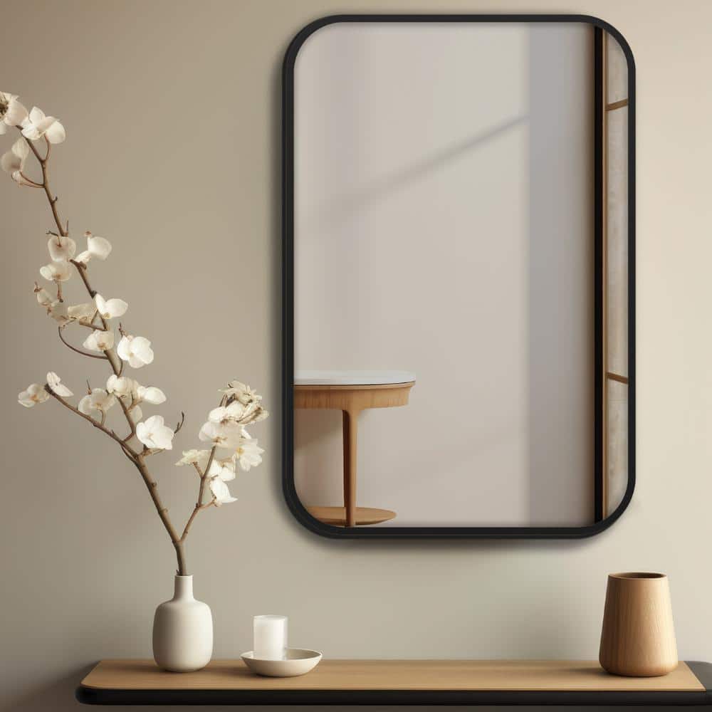 Aluminium Rectangular Decorative wall mirror by elegant arts and frames (Mirror size 600X900 mm)