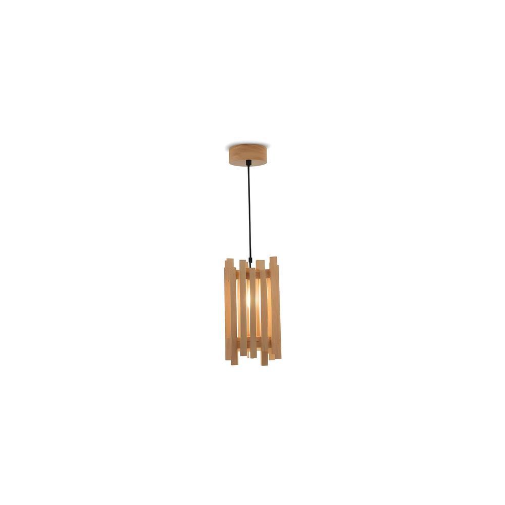 Palisade Beige Solid Wood Single Hanging Light