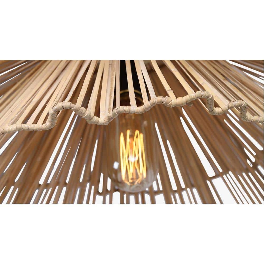 Hazel Natural Iron Hanging Light