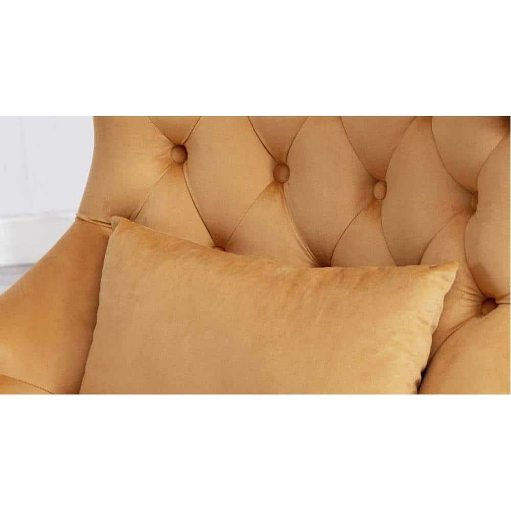 Jayeh High Back Chair in Yellow Colour