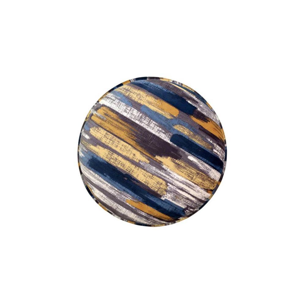 Asher Solid Wood  Ottomon in  Multicolor Colour