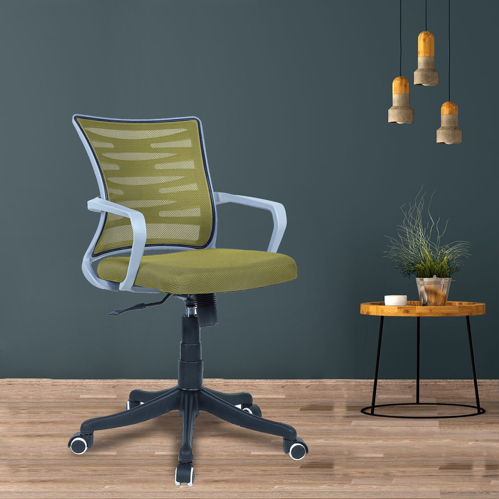 Xxeana Mid Back Ergonomic Chair in Pearl Green Colour
