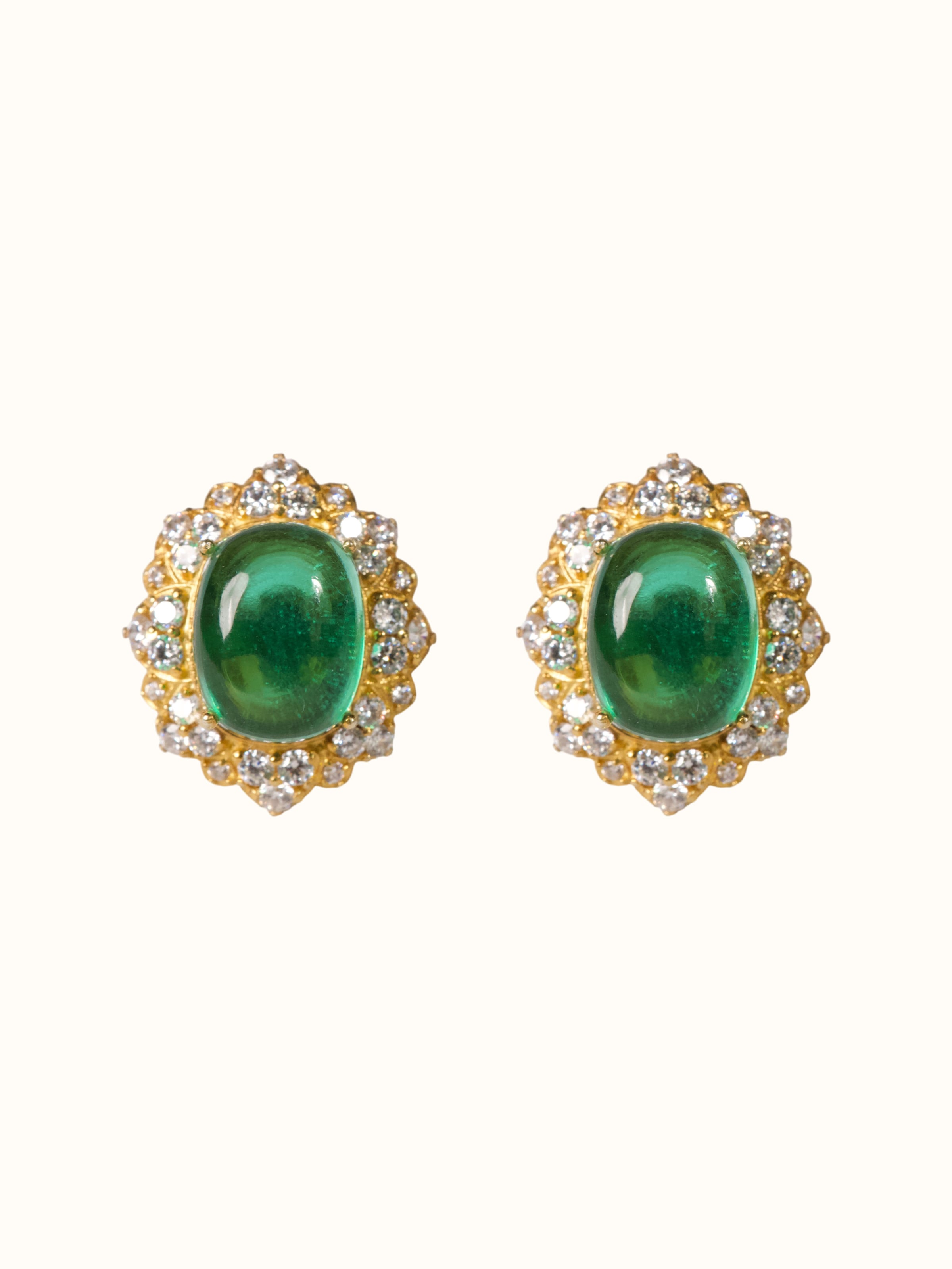 front view of silver smithing gold plated cufflinks set with polished finish