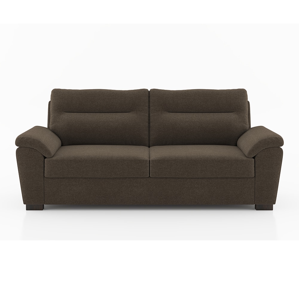 Adelaide Essential 3 Seater Fabric Sofa in Daschund Brown Colour