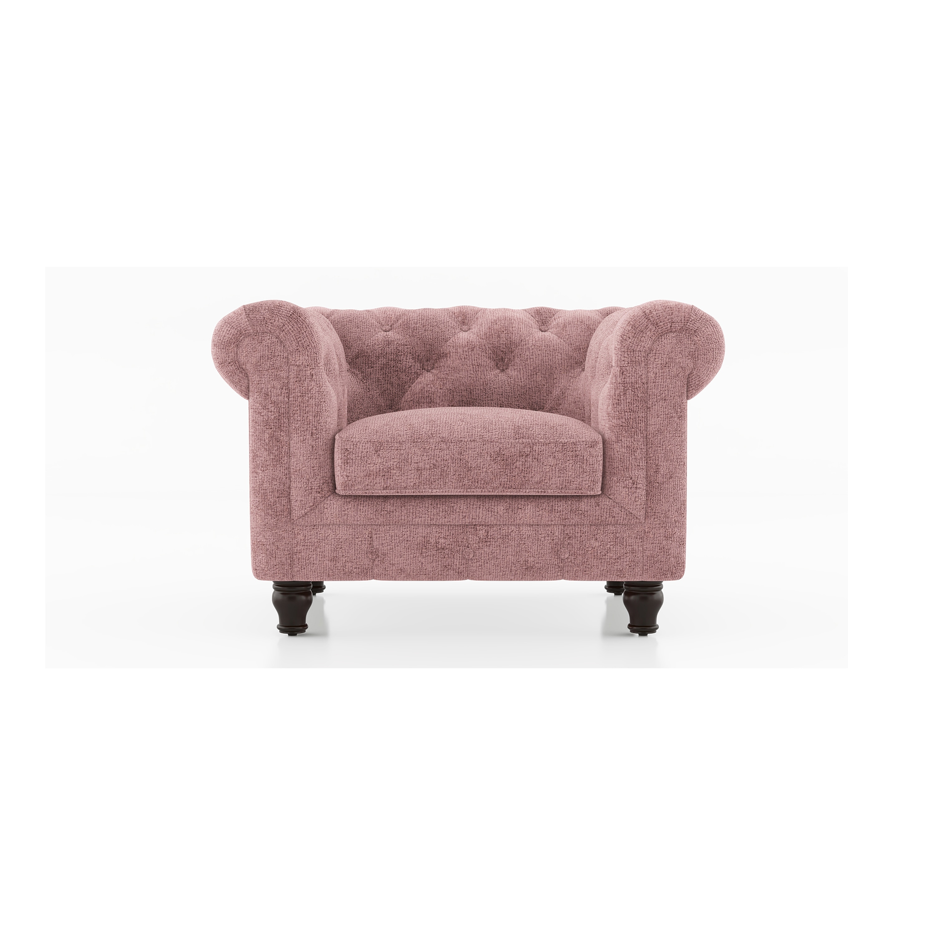 Winchester Essential 1 Seater Fabric Sofa In Desert Rose Colour