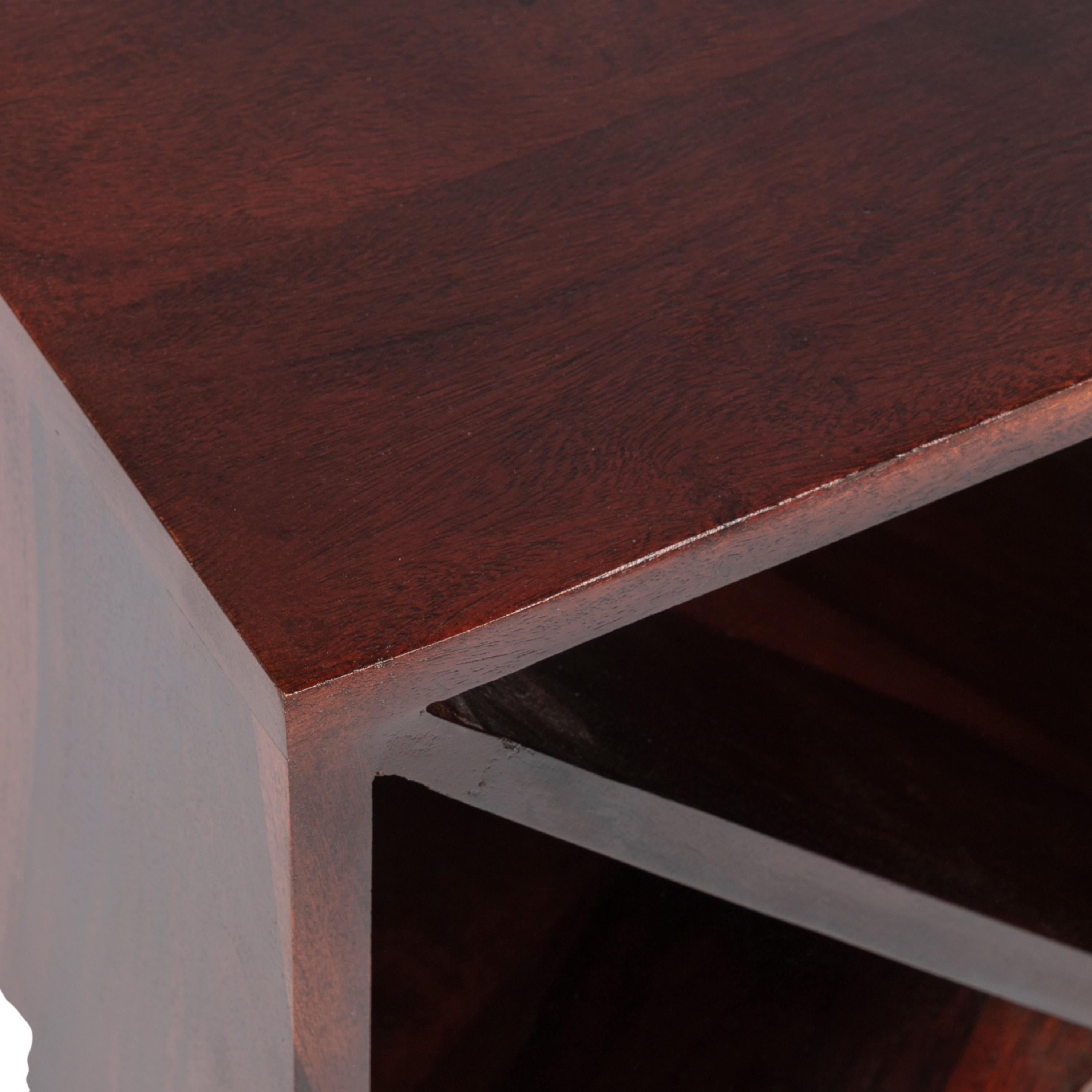 Noah Side Table - Walnut Finish