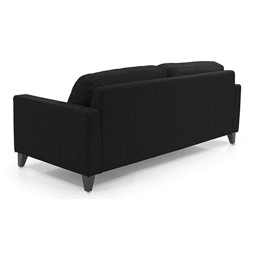 Franco 3 Seater Leather Sofa in Licorice Colour