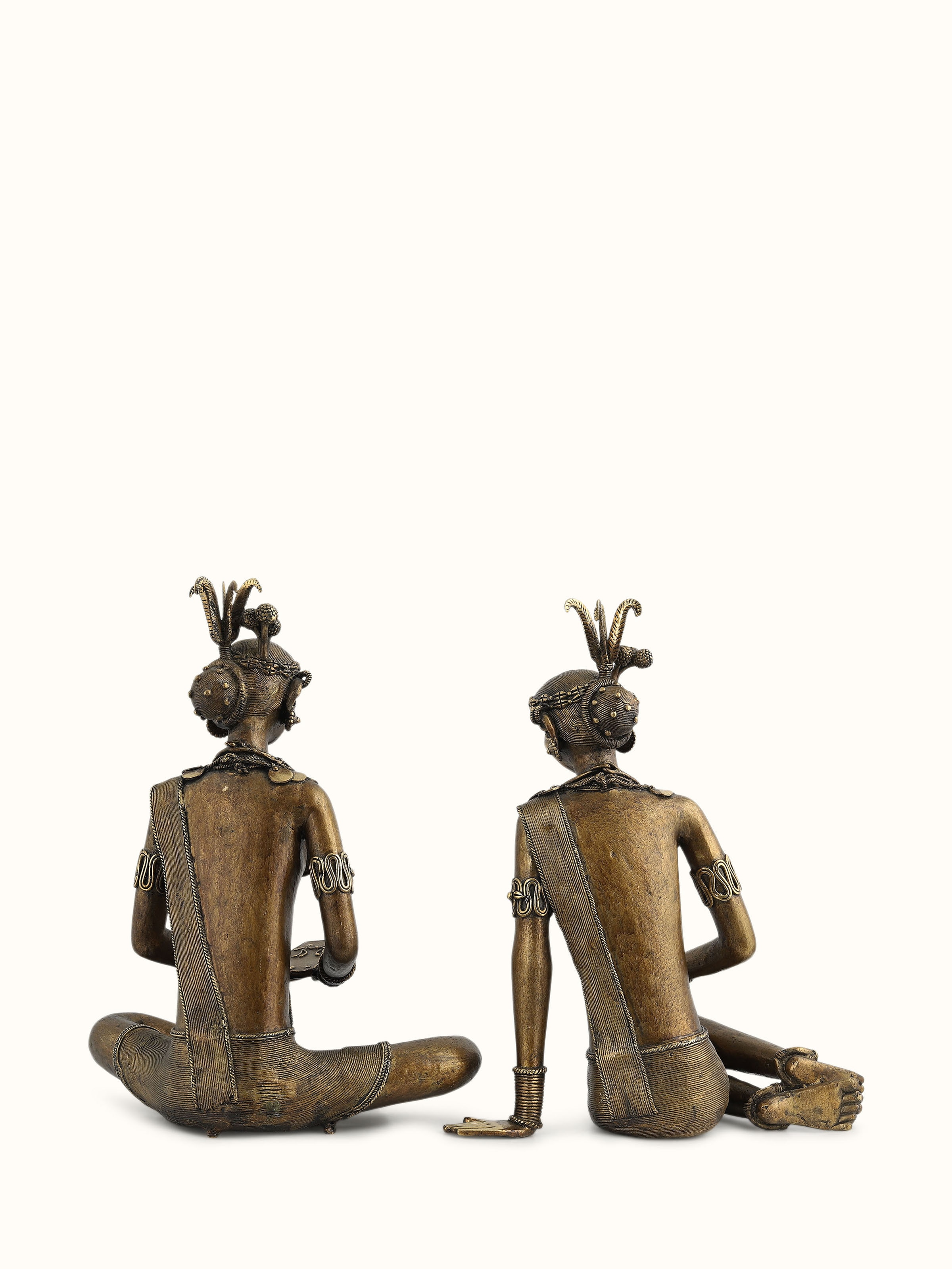Dhokra Mobile Wali Brass Sculpture