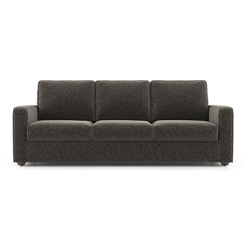 Apollo Compact Sofa Set (Colour : Smoke Grey, Cushion : Soft, Back Type : Regular, Seater : 3+1+1)