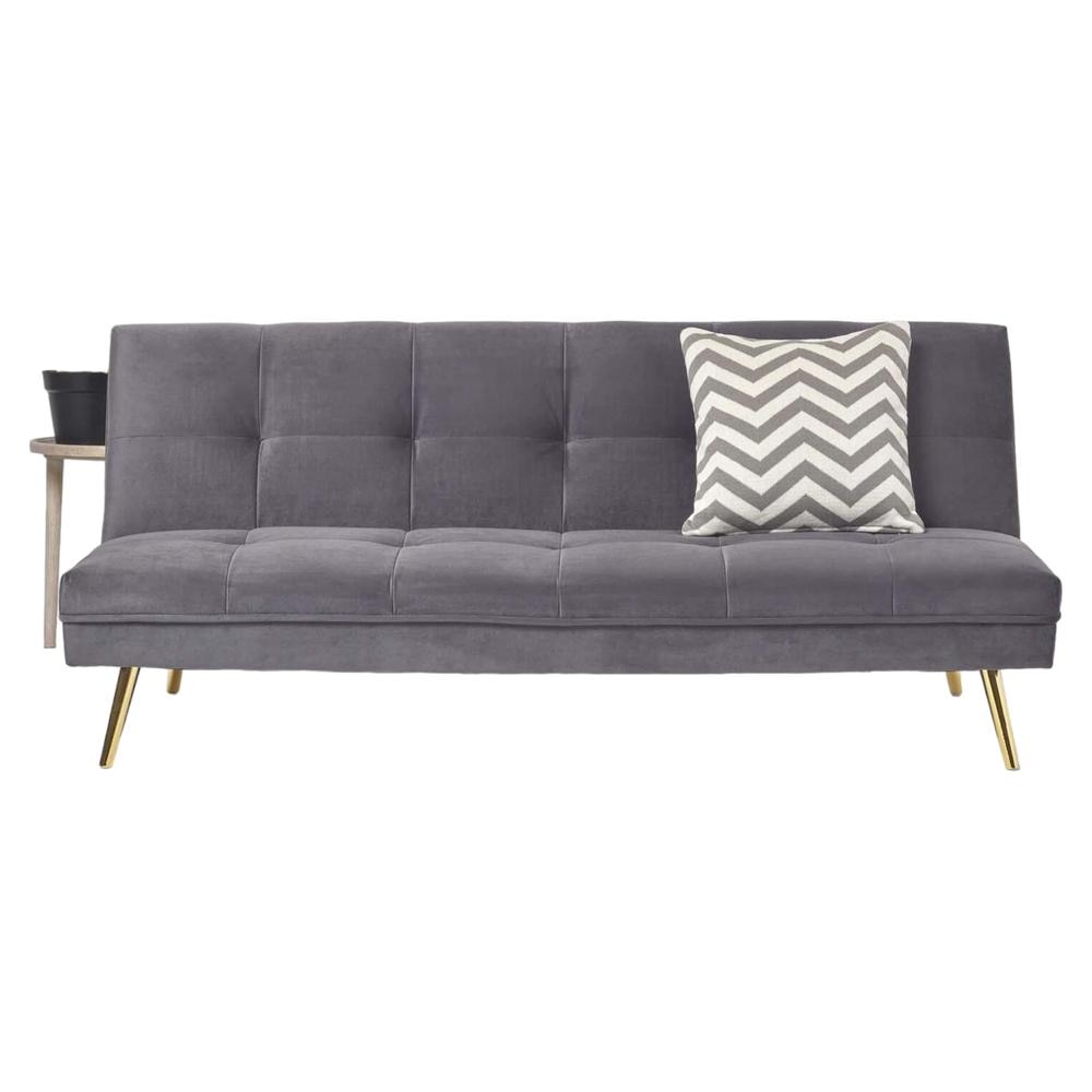Lebon 3 Seater Sofa Cum Bed In Grey Color