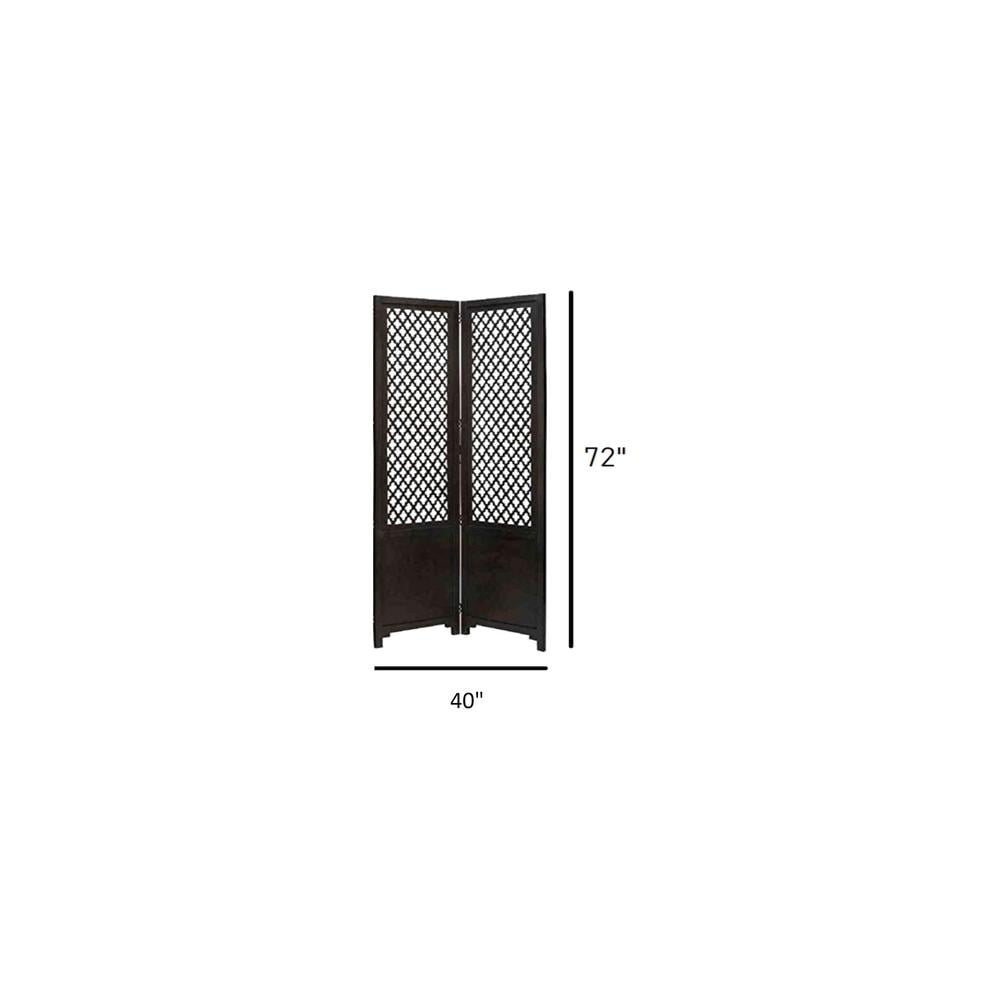 Tirzah Solid Wood 4 Panel Room Divider
