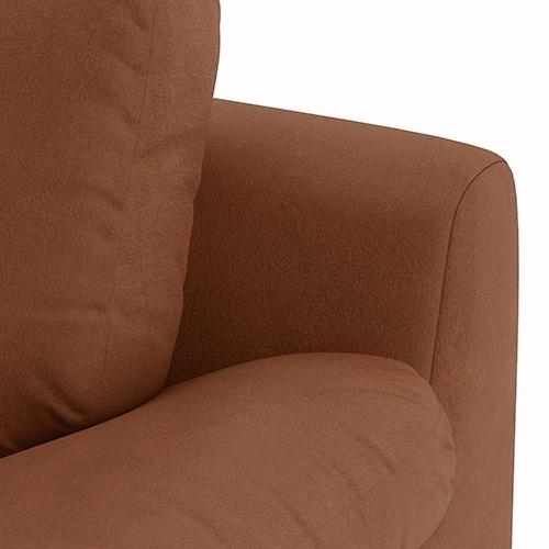 Esquel 2 Seater Leatherette Sofa in Tan Colour