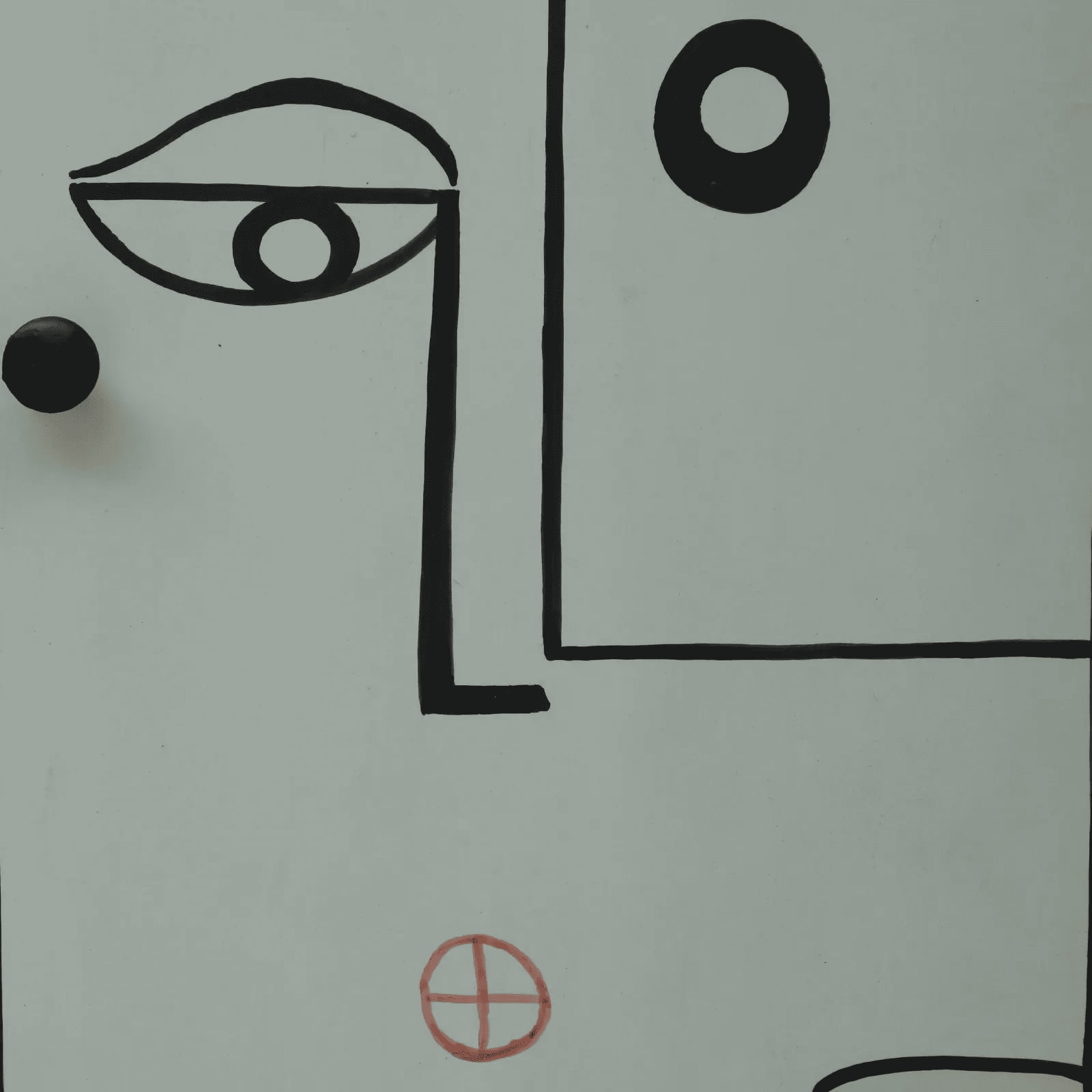 Tulisa Mango Wood Hand Painted Multicolor 4 Door Cabinet In Natural Finish