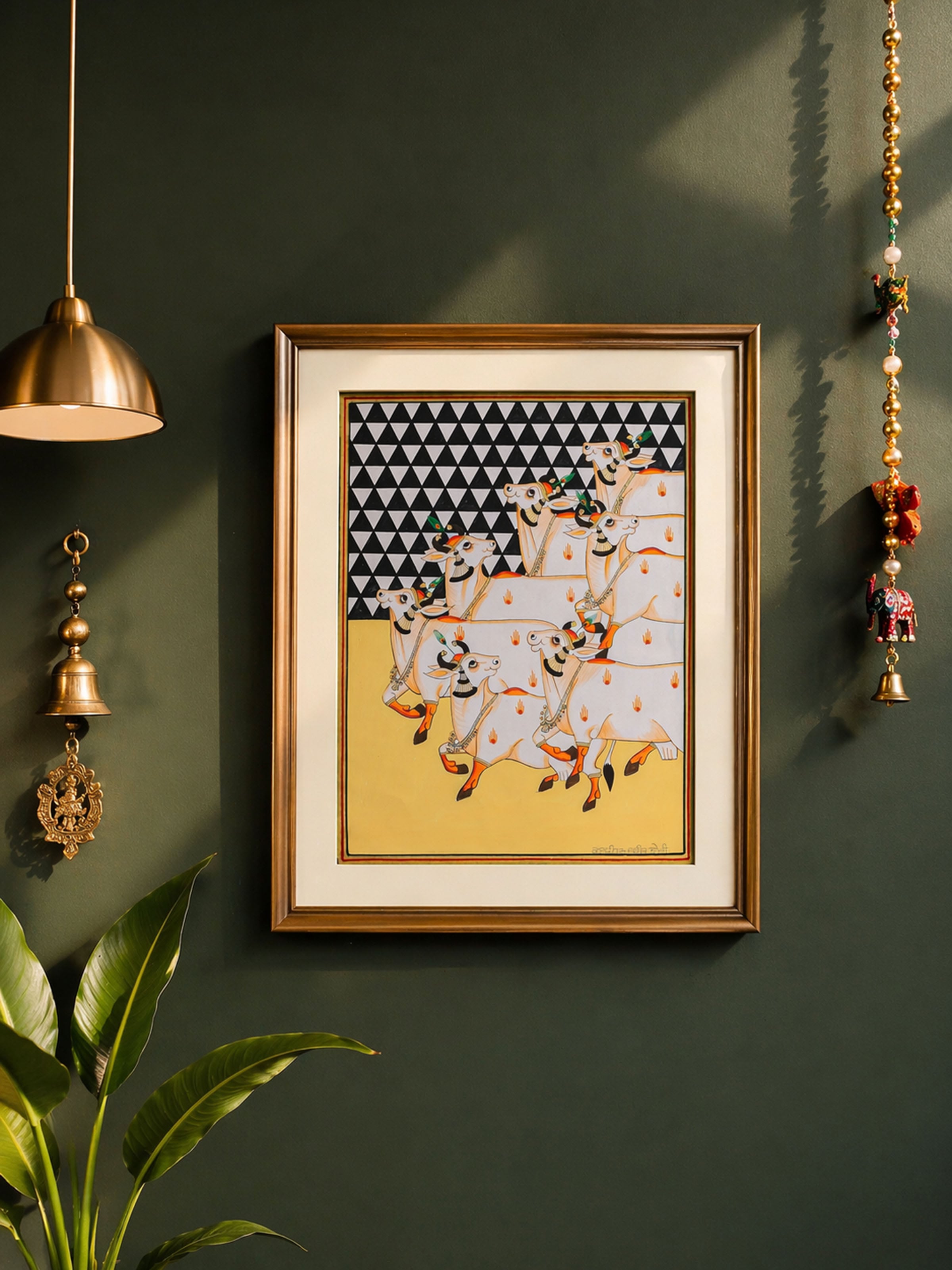 Group of Cows Pichwai Painting