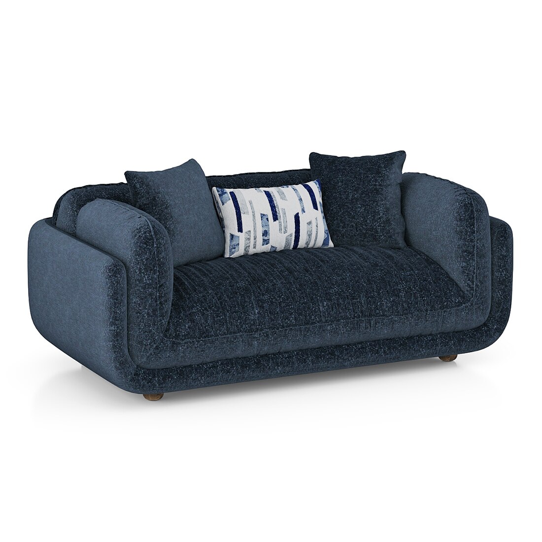 Ezra 2 Seater Sofa in Sapphire Colour