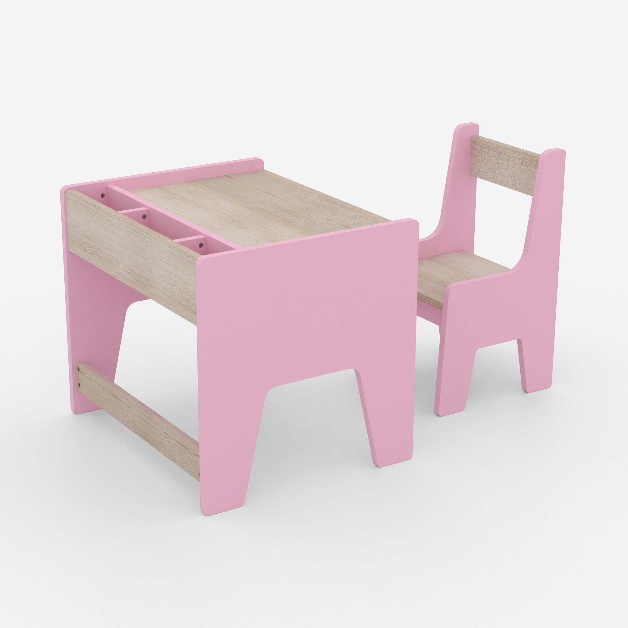 Topolino Toddler Activity Table & Chair in Pink