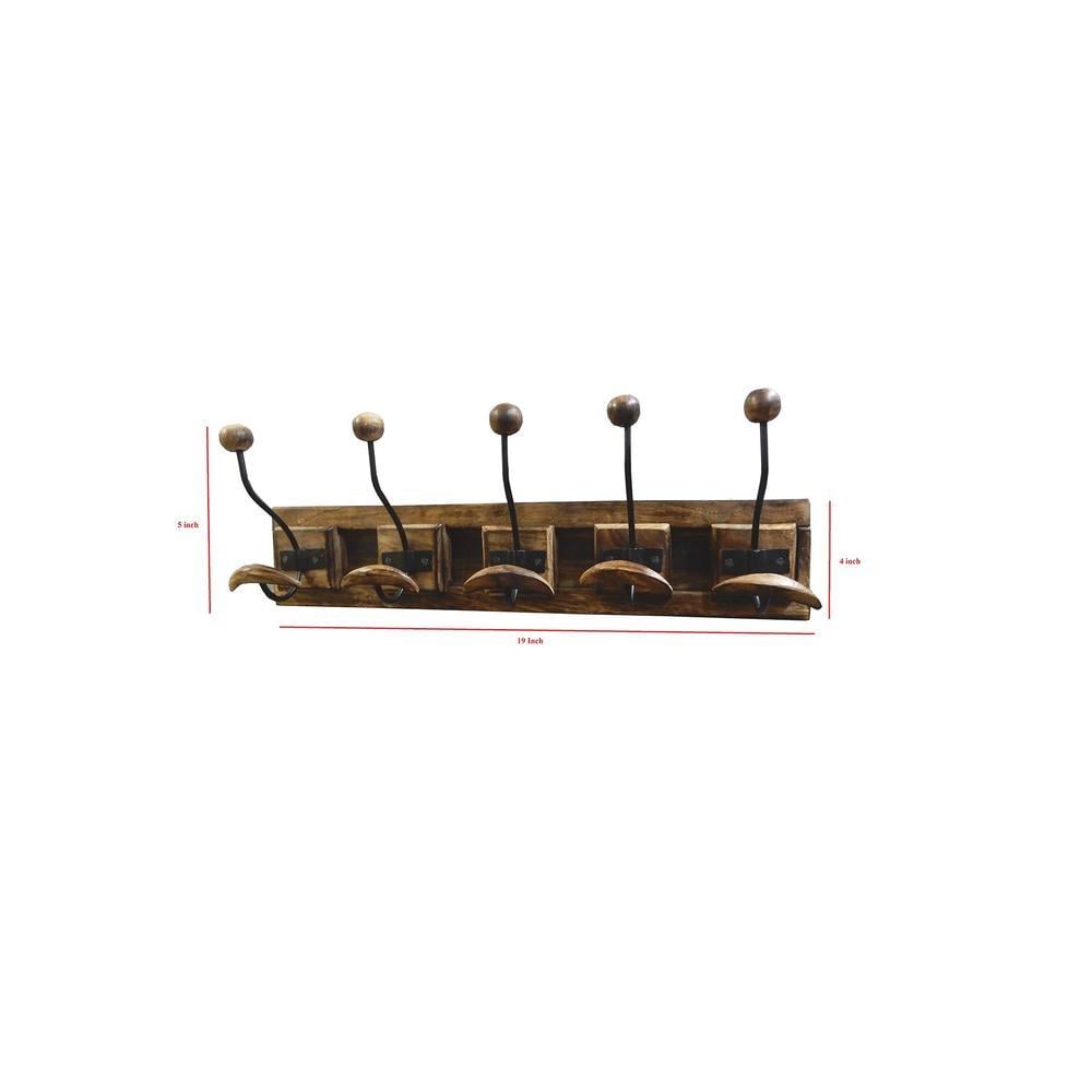 Elsworth Solid Wood Wall Hooks