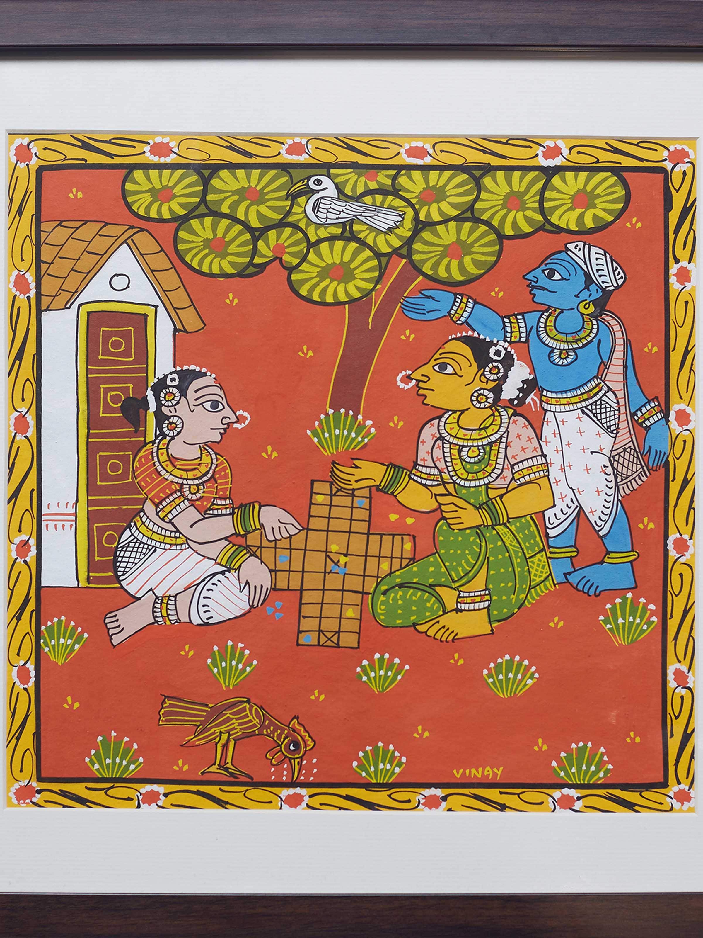 Jainoor Cheriyal Women Painting