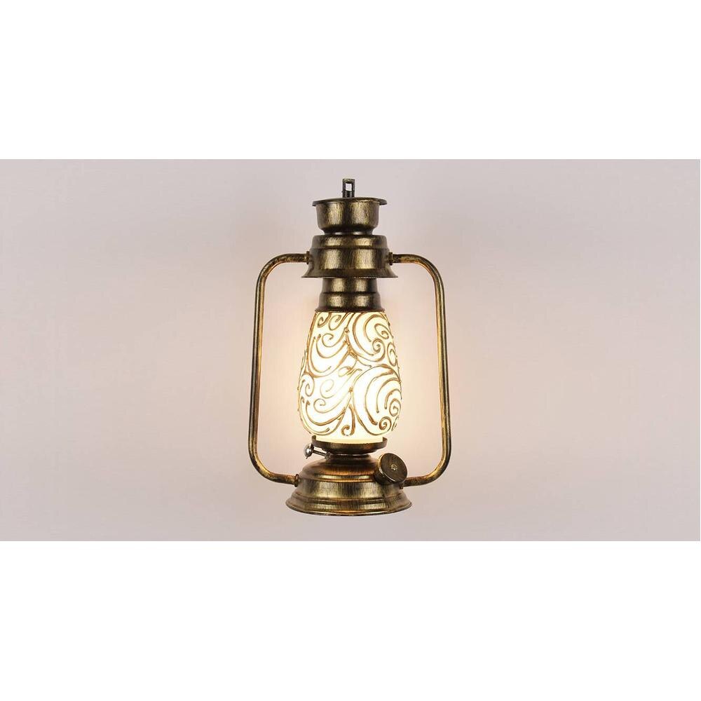 Frankie Multicolor Metal Wall Mounted Lantern Lamp