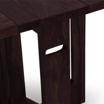 Danton 3 To 6 Folding Dining Table in Mahogany Finish