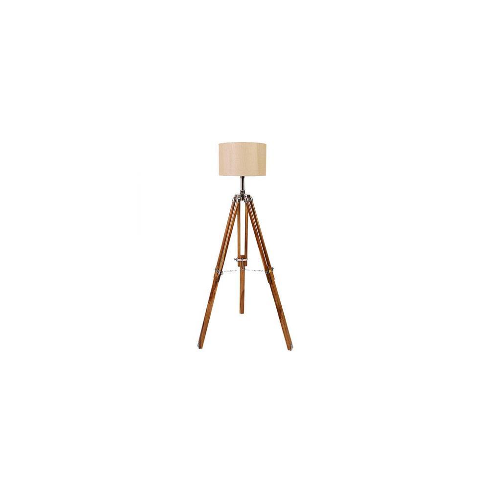 Alexander Beige Jute Shade Floor Lamp