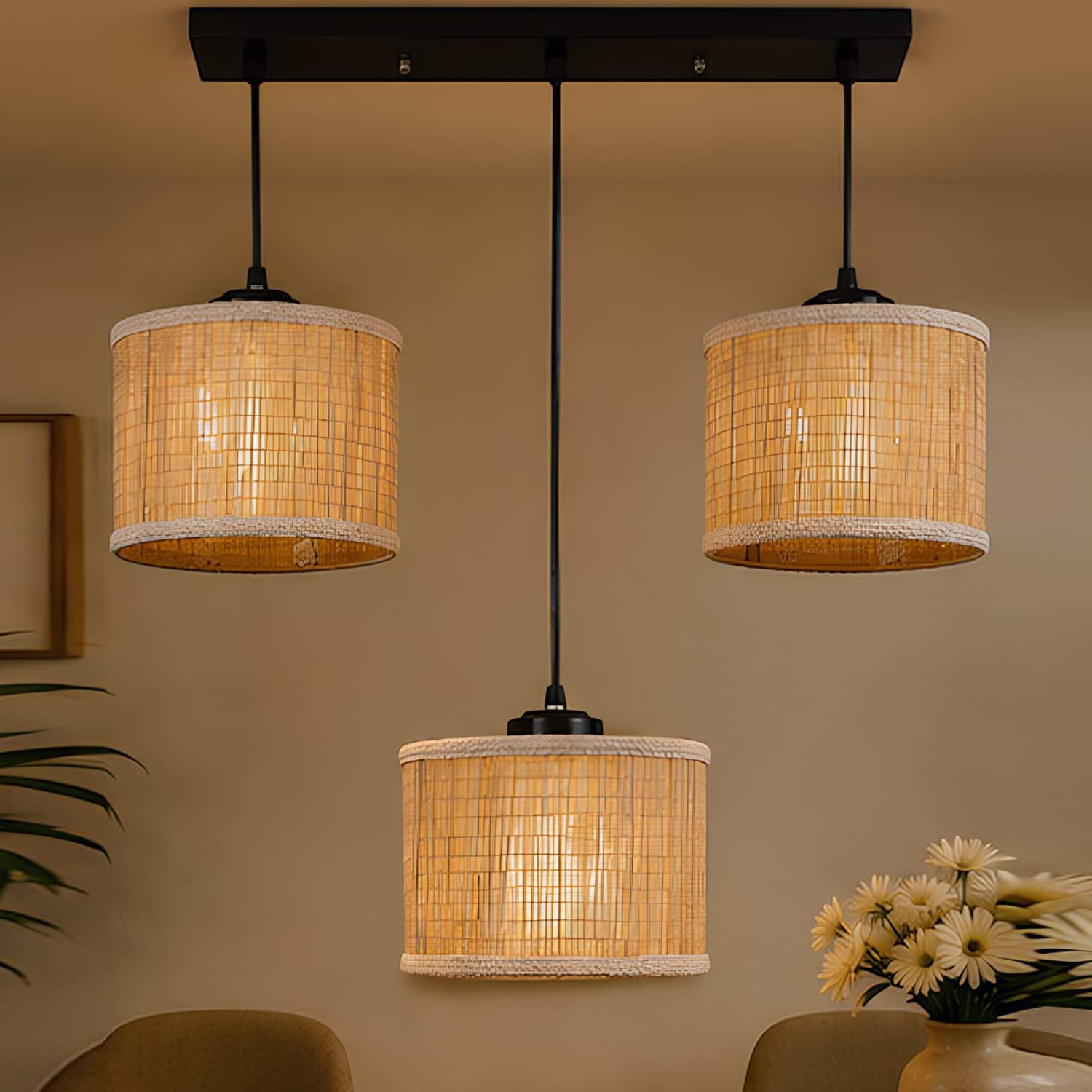 Devansh Solid Wood Electric Wall Light in Brown Colour with Multi Shade Count of 1 Light