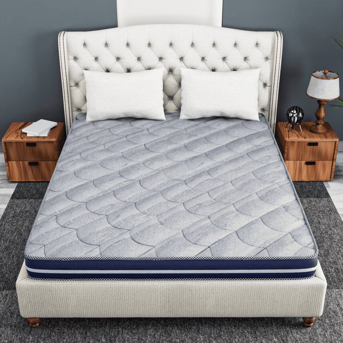 Drilled Air Cool Luxury Bond Memory King Mattress 84 X 66 6 Inches